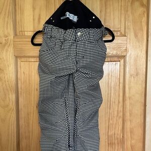 Roxy Black and White Checkered Pants